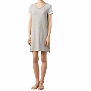 James Perse Heathered Stripe Tee Shirt Dress